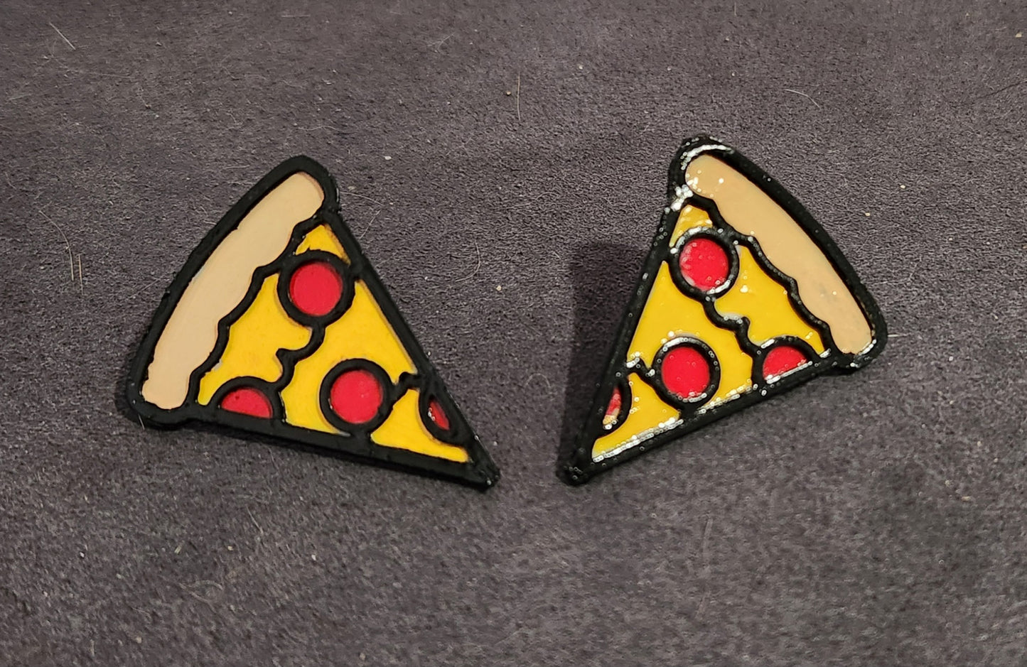 Pizza Earrings