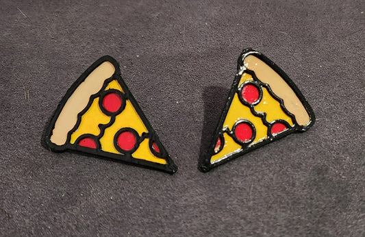 Pizza Earrings