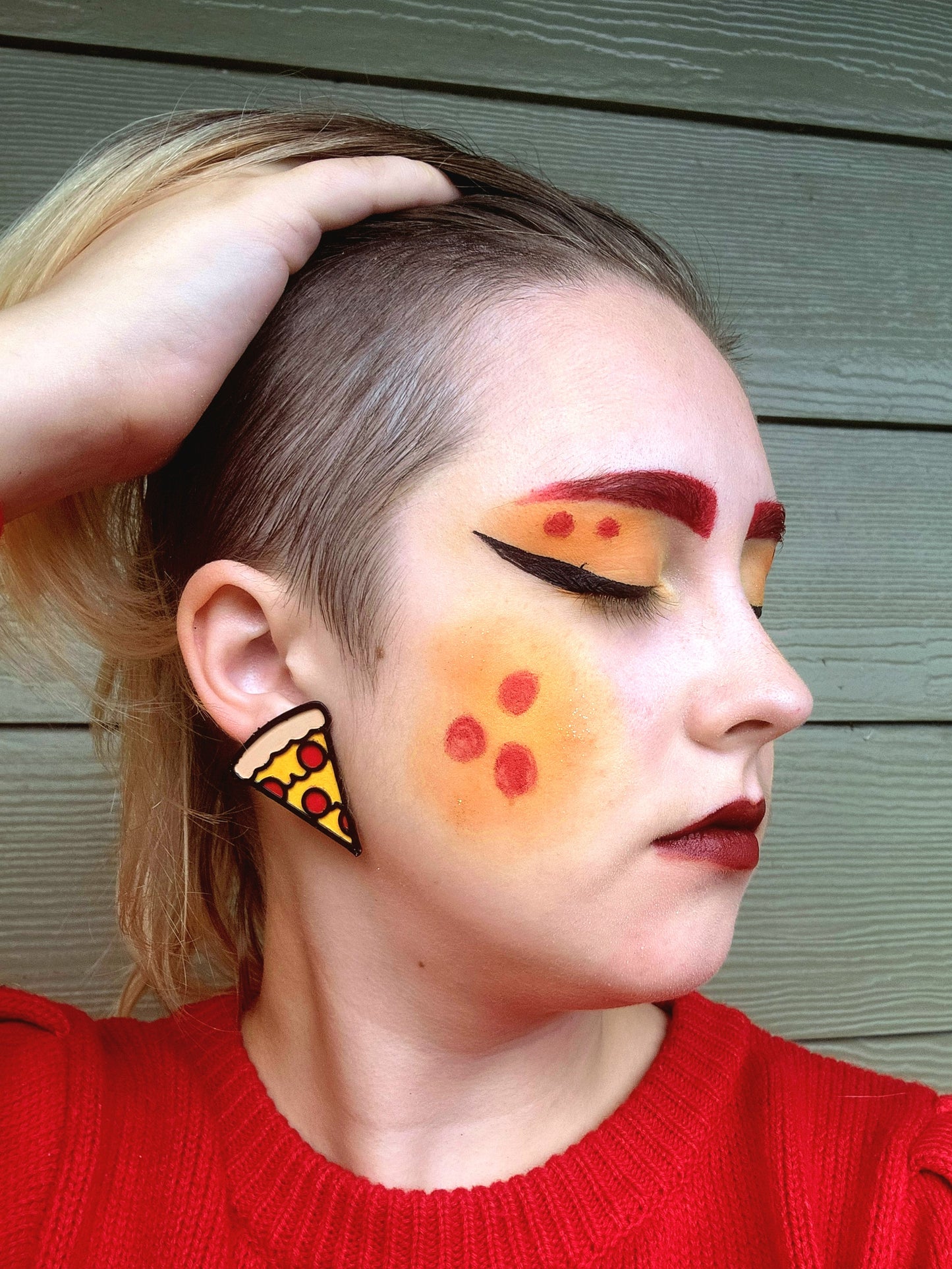 Pizza Earrings