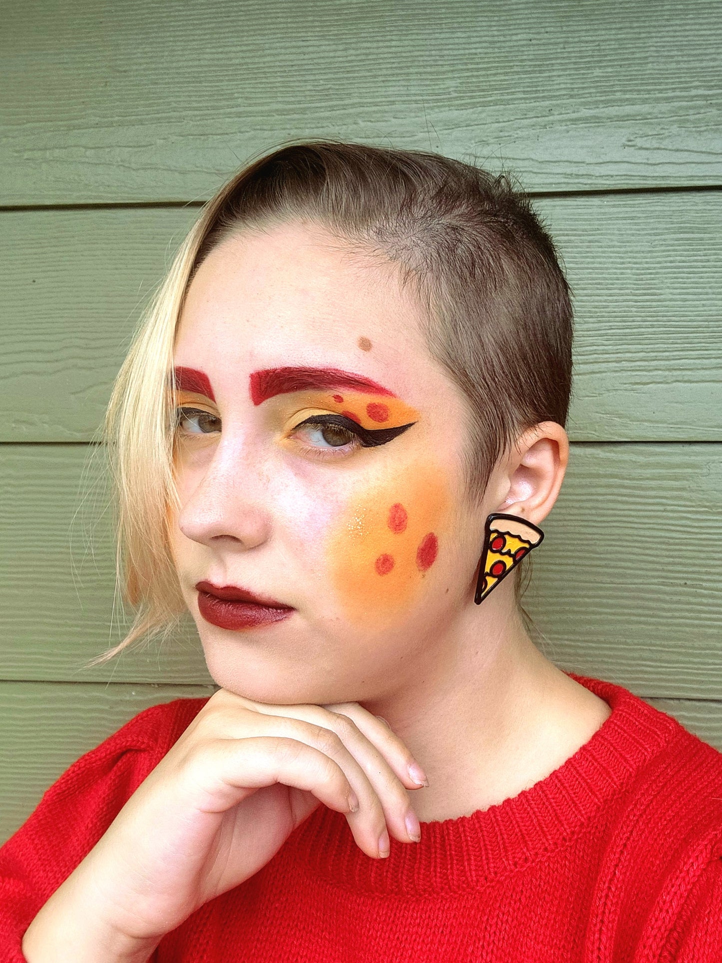 Pizza Earrings